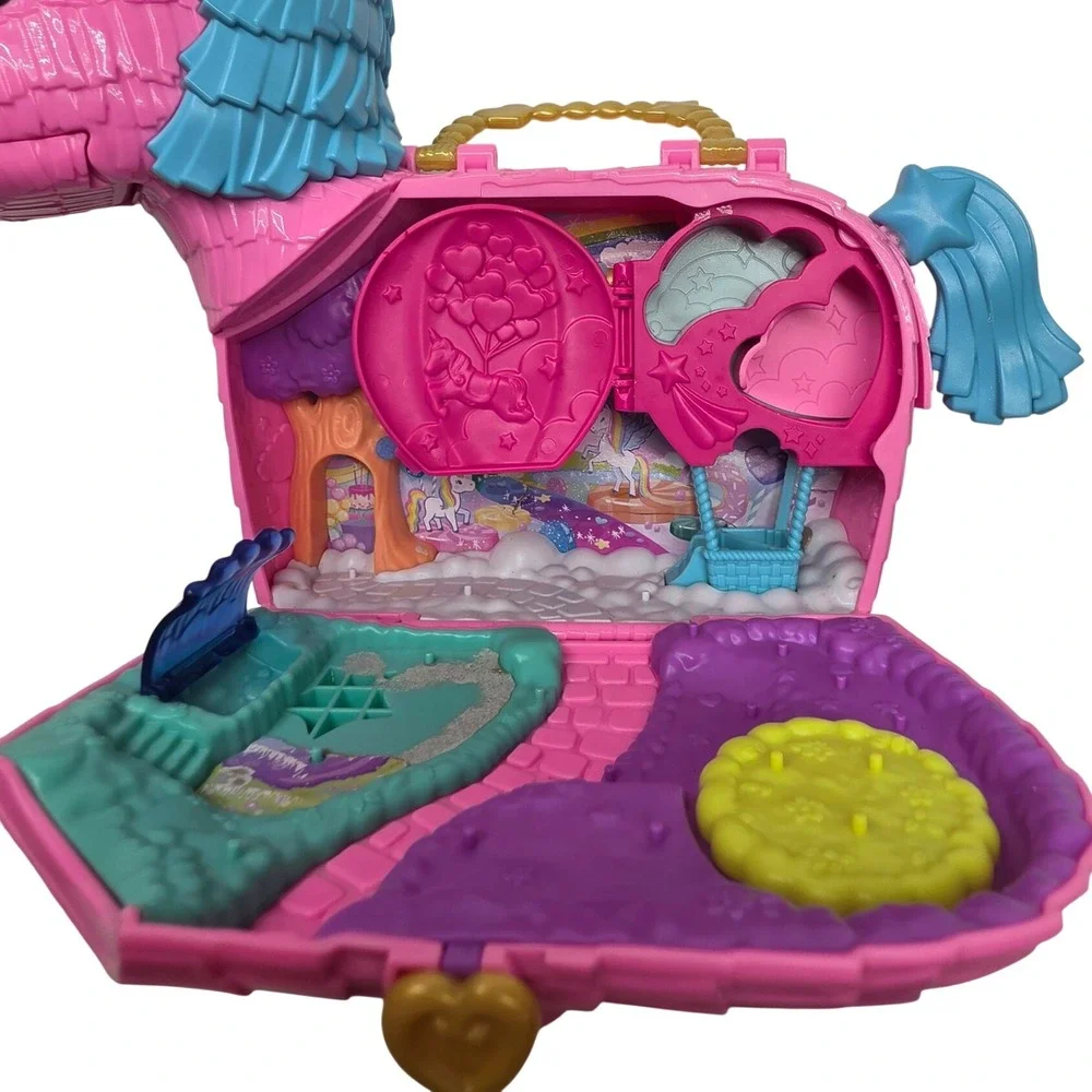 Polly Pocket 35th Anniversary Unicorn Playset Sparkle Cove Adventure Mattel